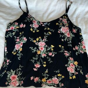 Old Navy Floral Spaghetti Tank